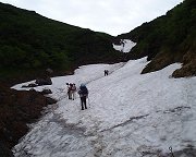 大沢の雪渓